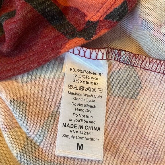 LuLaRoe SARAH Cardigan Sweater Duster Floral - Picture 8 of 16